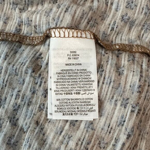 Boden Notch Neck Jersey Midi Dress Floral 3/4 Balloon Sleeve Belted, Brown - Picture 12 of 12